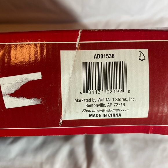 Vintage NOS Holiday Time 17" Christmas Platter Snowman Penguin - Picture 7 of 7